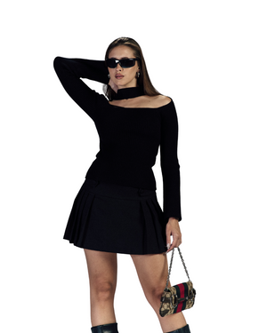 REBEL CUT KNIT TOP