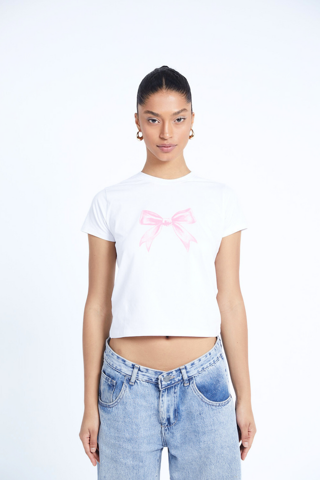 THE BOW BABY TEE