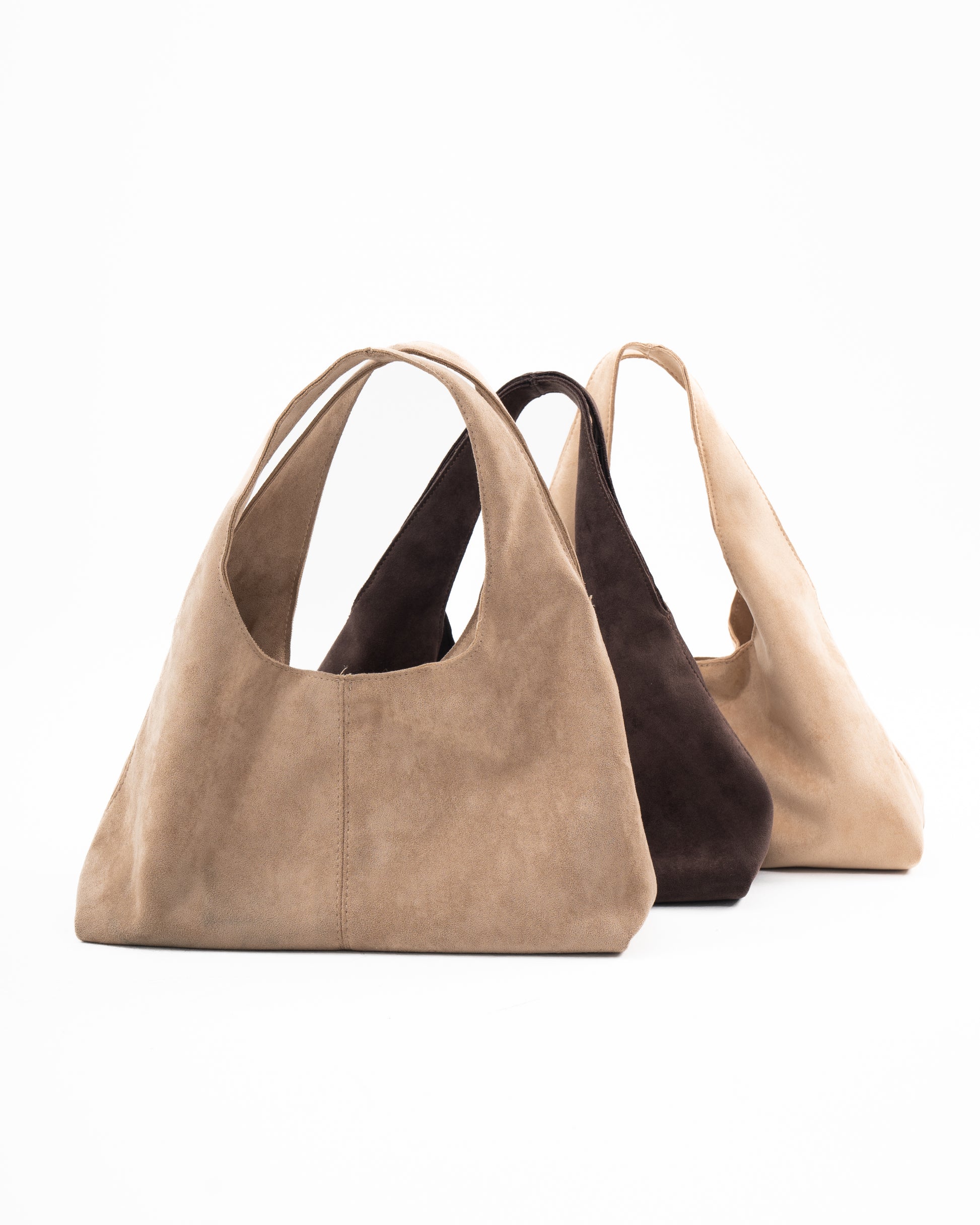 Le Midi Suede Bag Latte