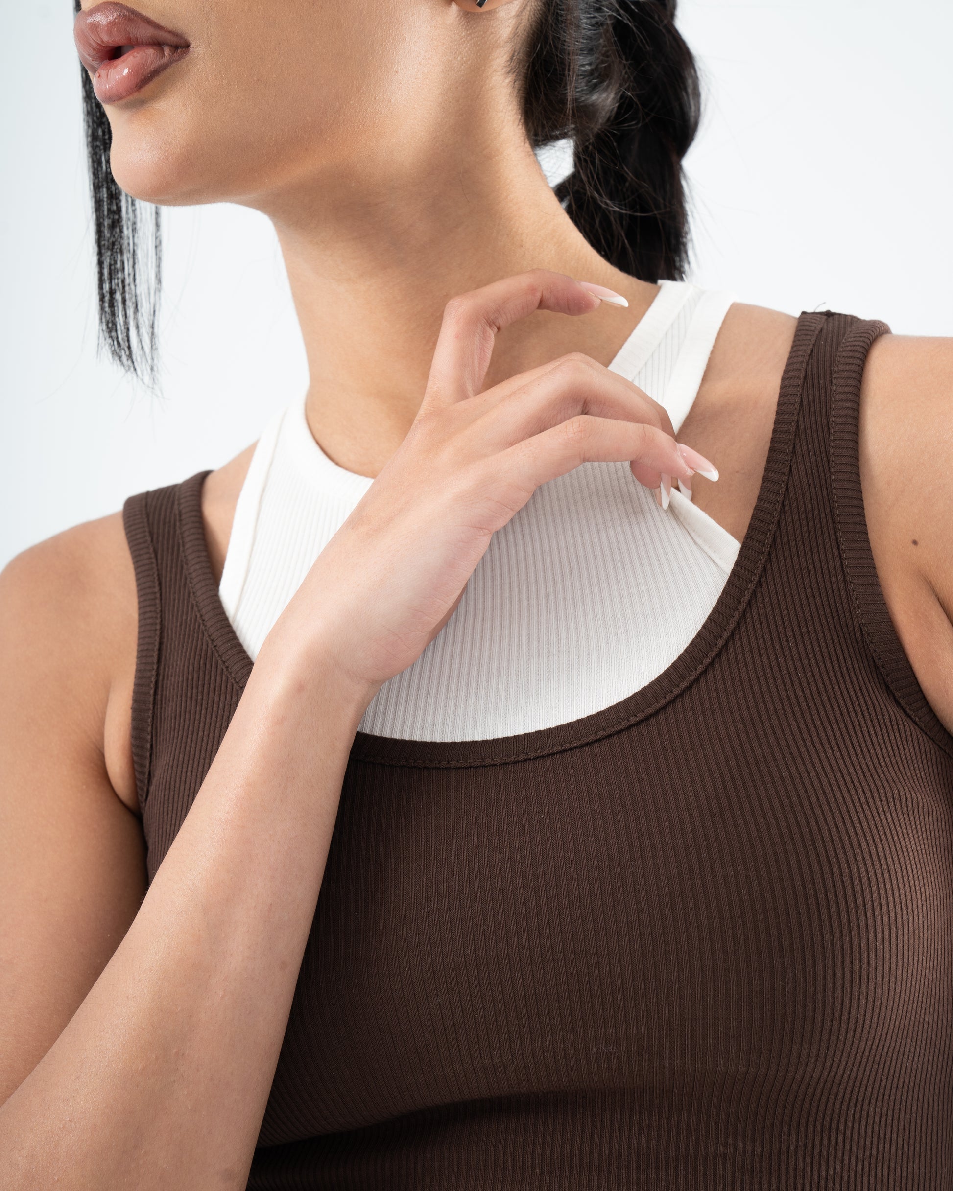 Core Skin Halter In Ecru