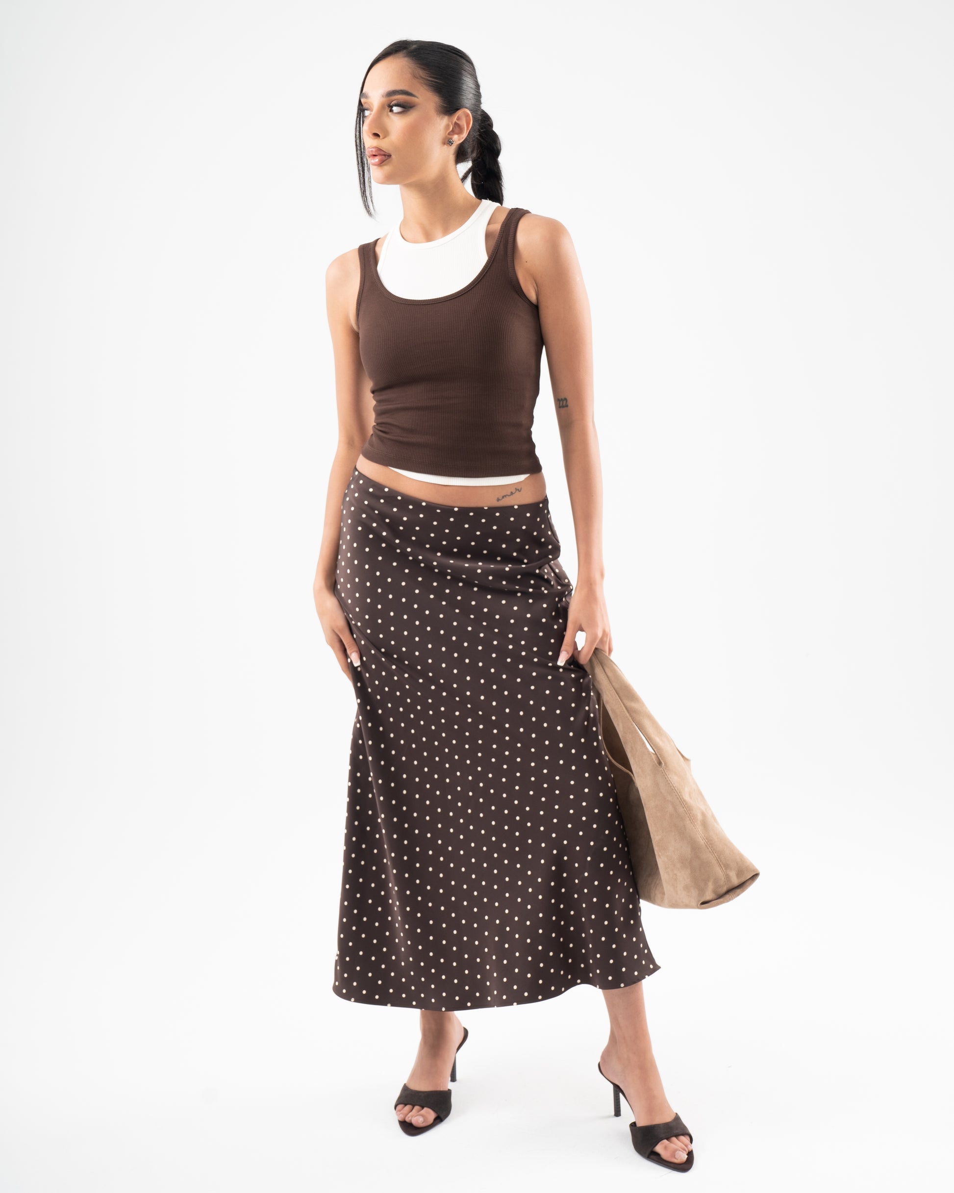 Core Skin Halter In Ecru