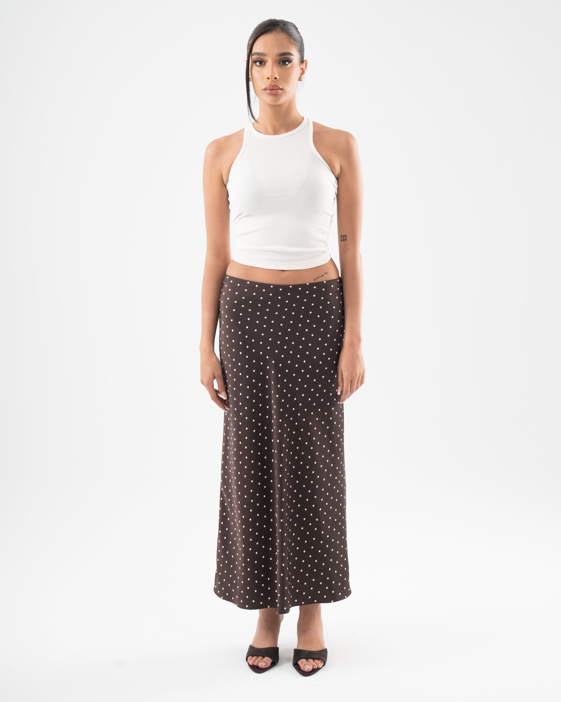 Core Skin Halter In Ecru