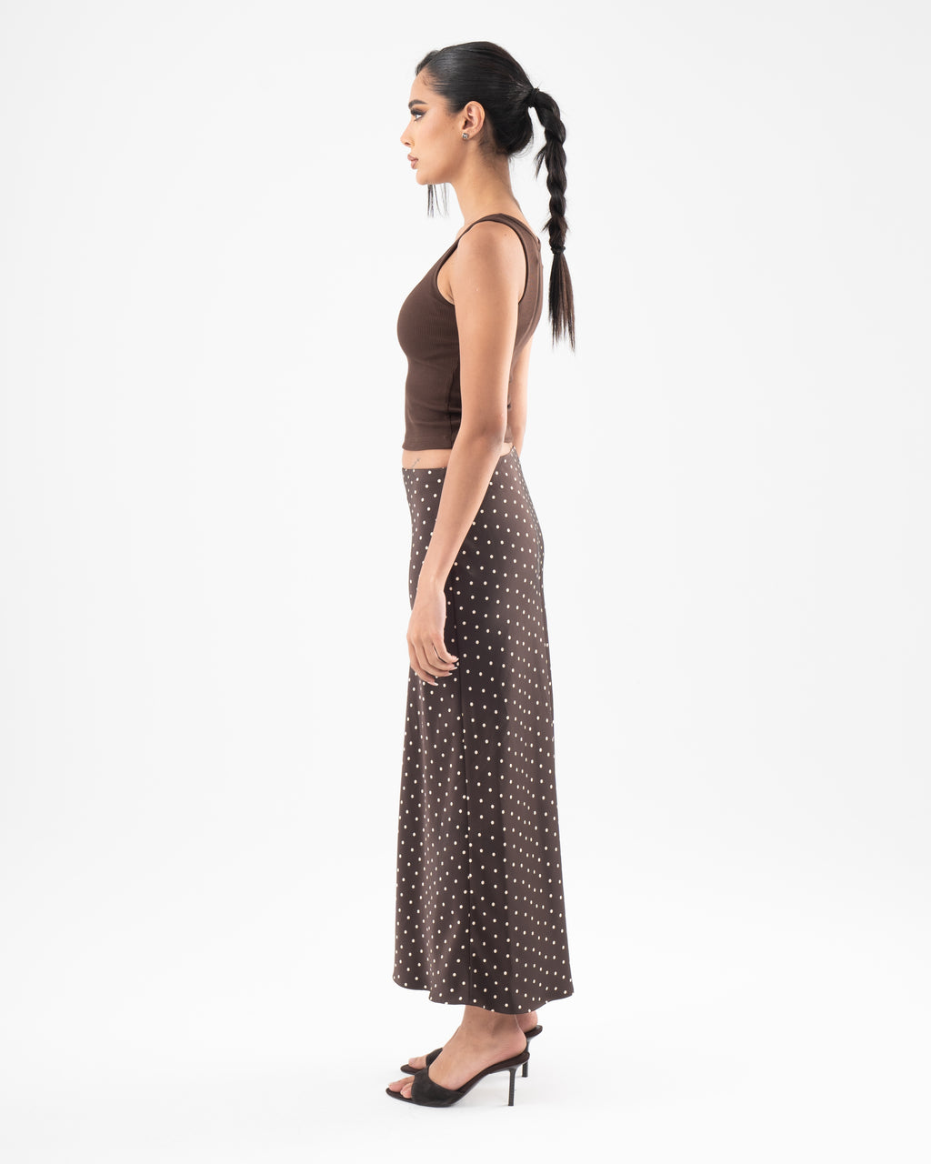 Core Skin Tank In Brown