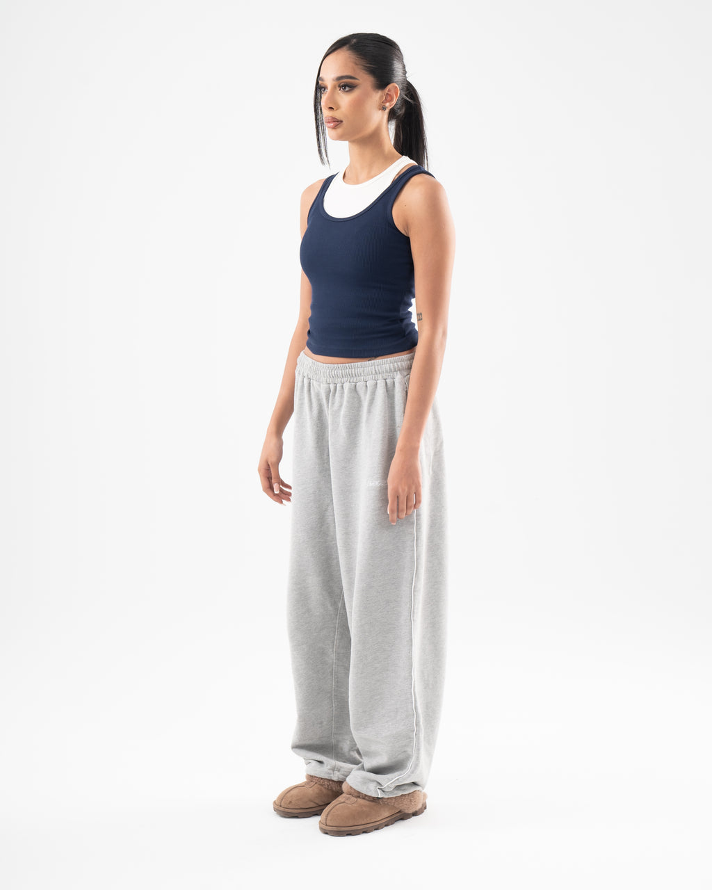 Core Skin Tank In Navy