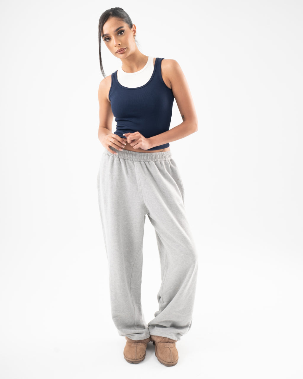 Core Skin Tank In Navy