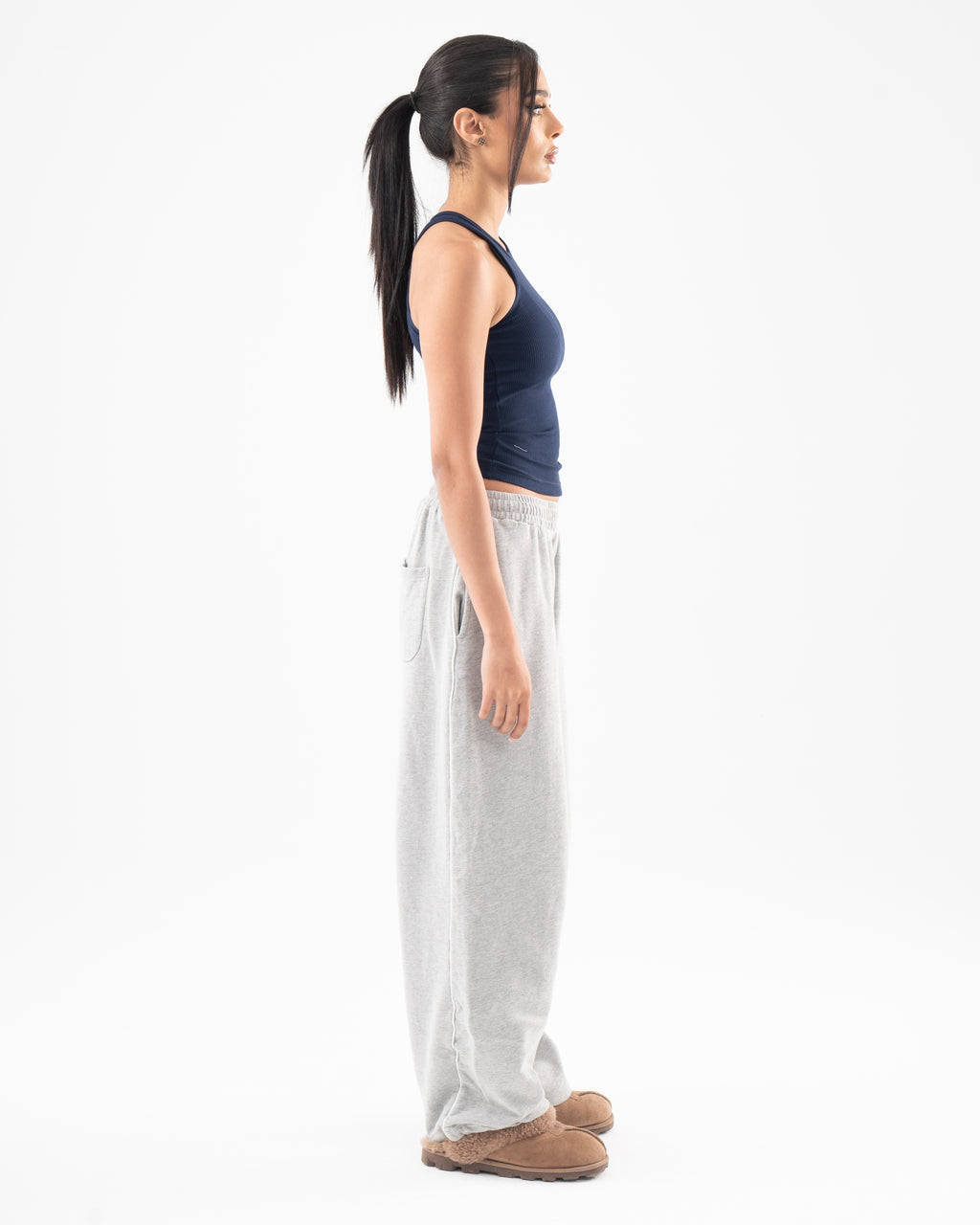Core Skin Halter In Navy