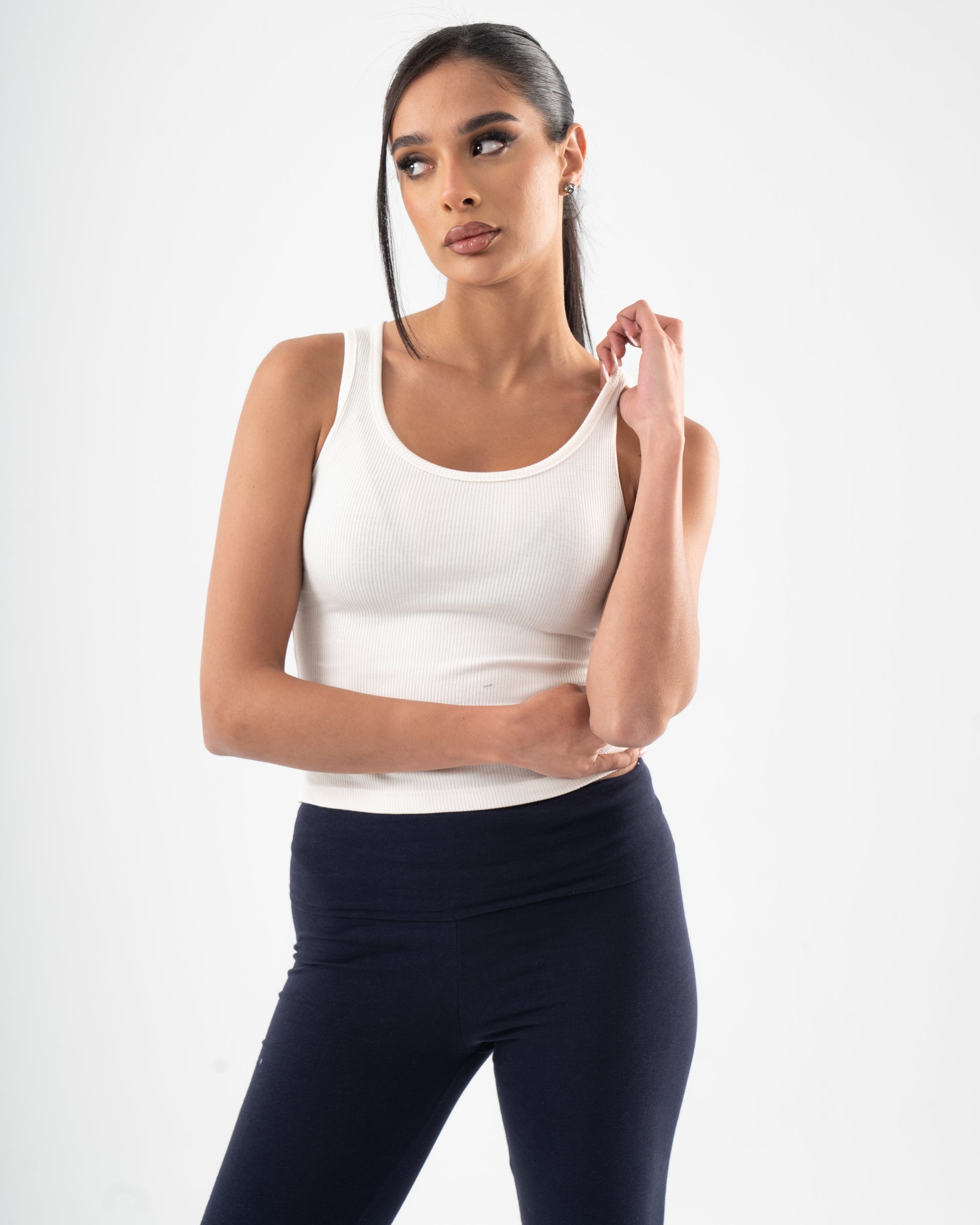 Core Skin Tank In Ecru