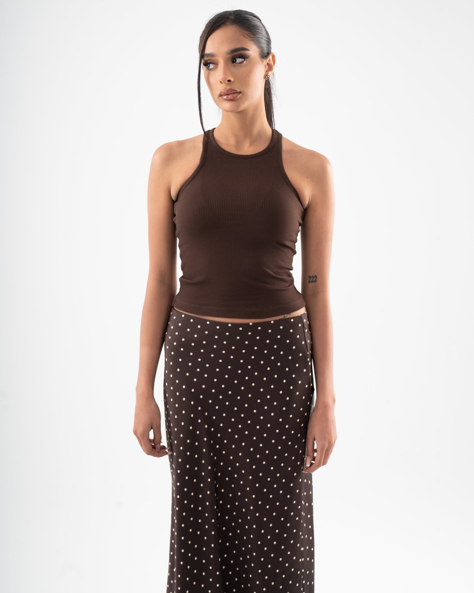 Core Skin Halter In Brown