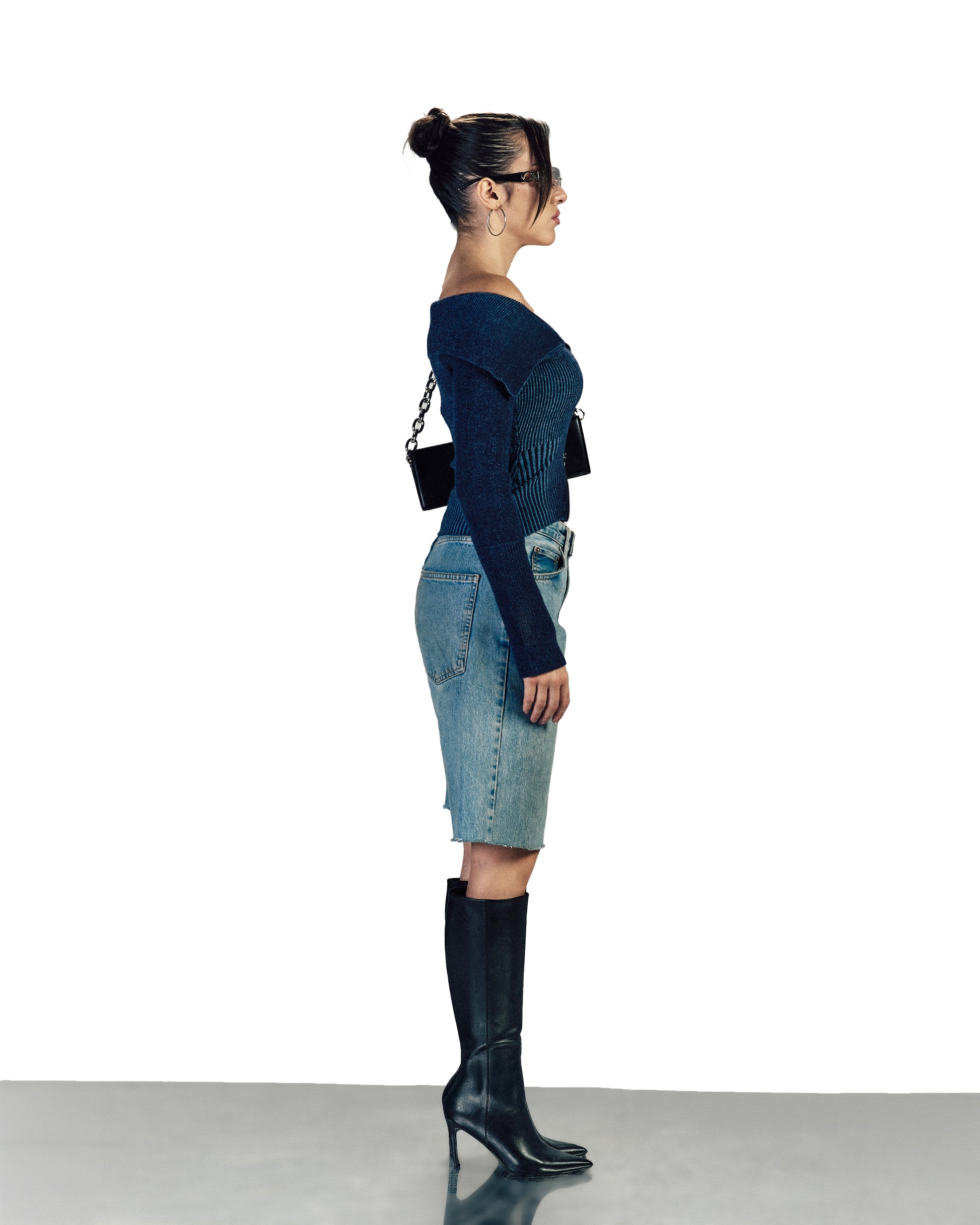 INVERTED JACKET BLUEXGREY